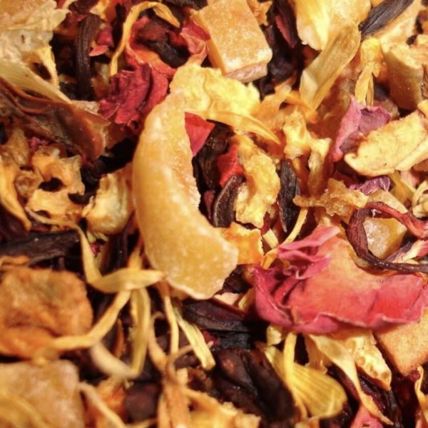 Infusión de maracuyá rosa
